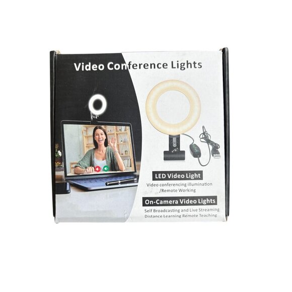 LED Video Conference Light With Clip & USB 4.5-Inch Ring Light For Remote Work - Picture 4 of 6